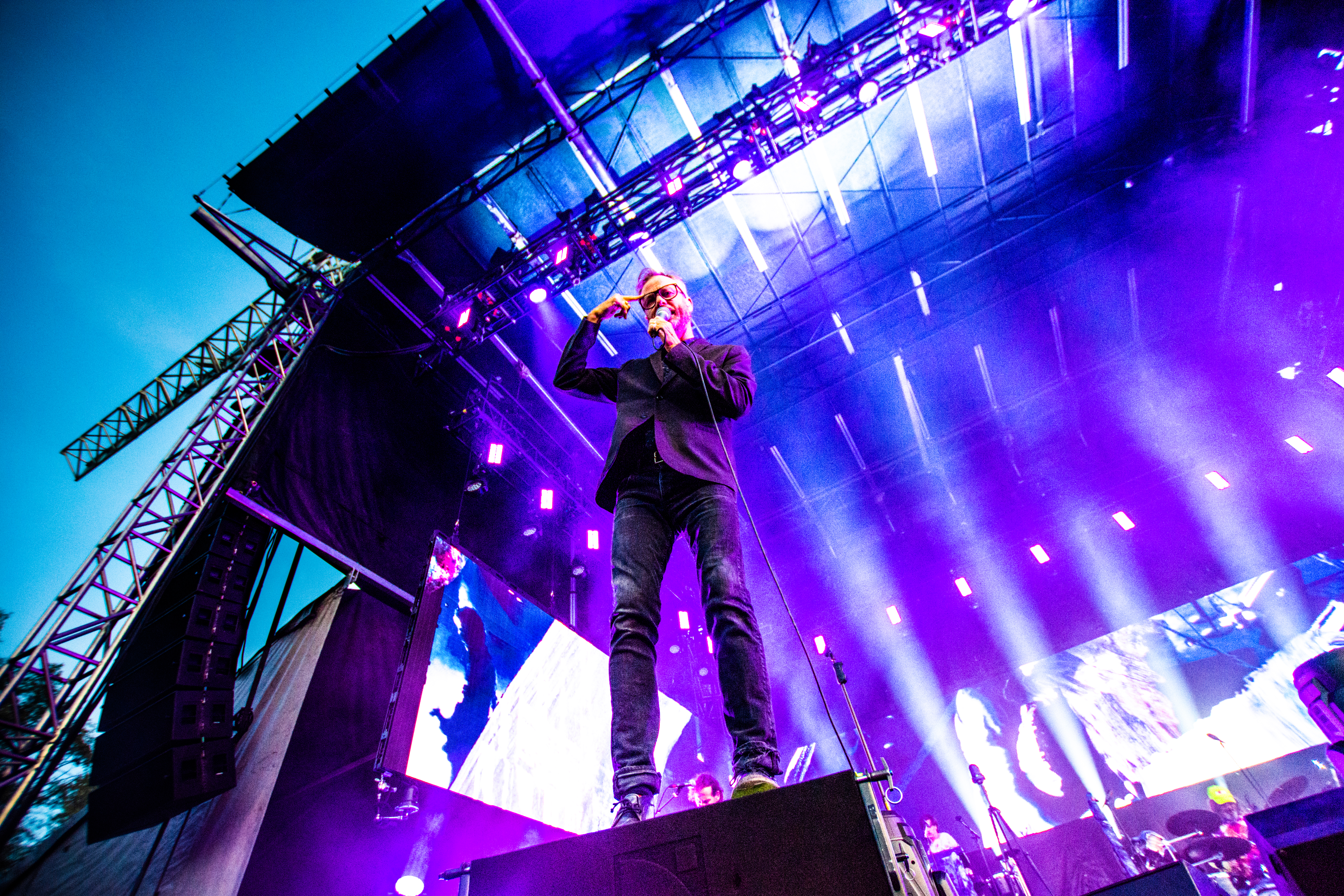 The National performing at Deer Lake Park, Vancouver - concert photography by Michael Caswell