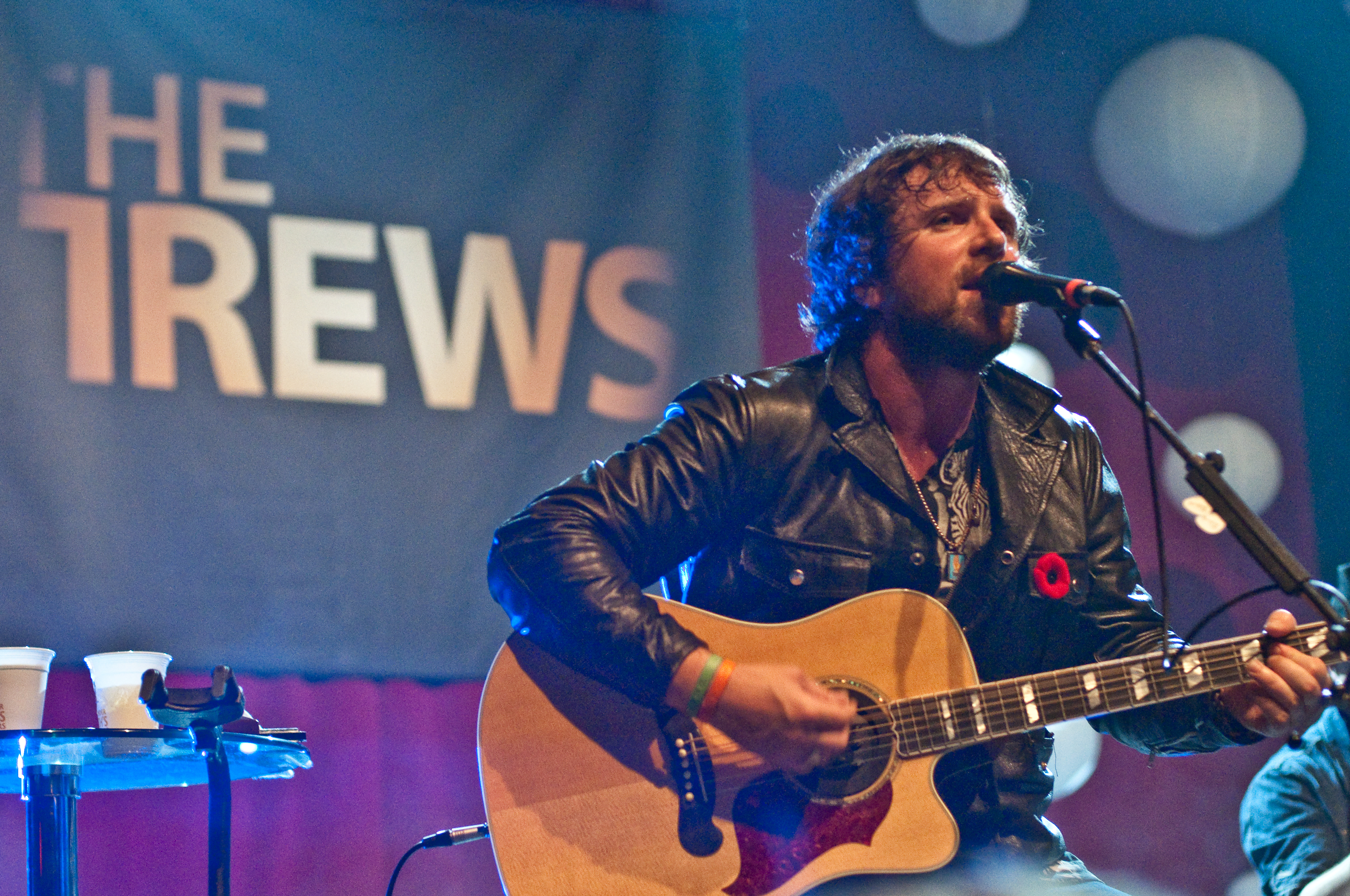 The Trews performing at Vogue Theatre, Vancouver - concert photography by Michael Caswell