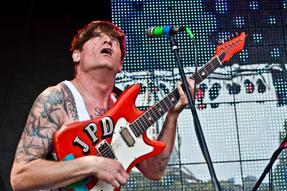 Thee Oh Sees performing at Bumbershoot, Vancouver - concert photography by Michael Caswell