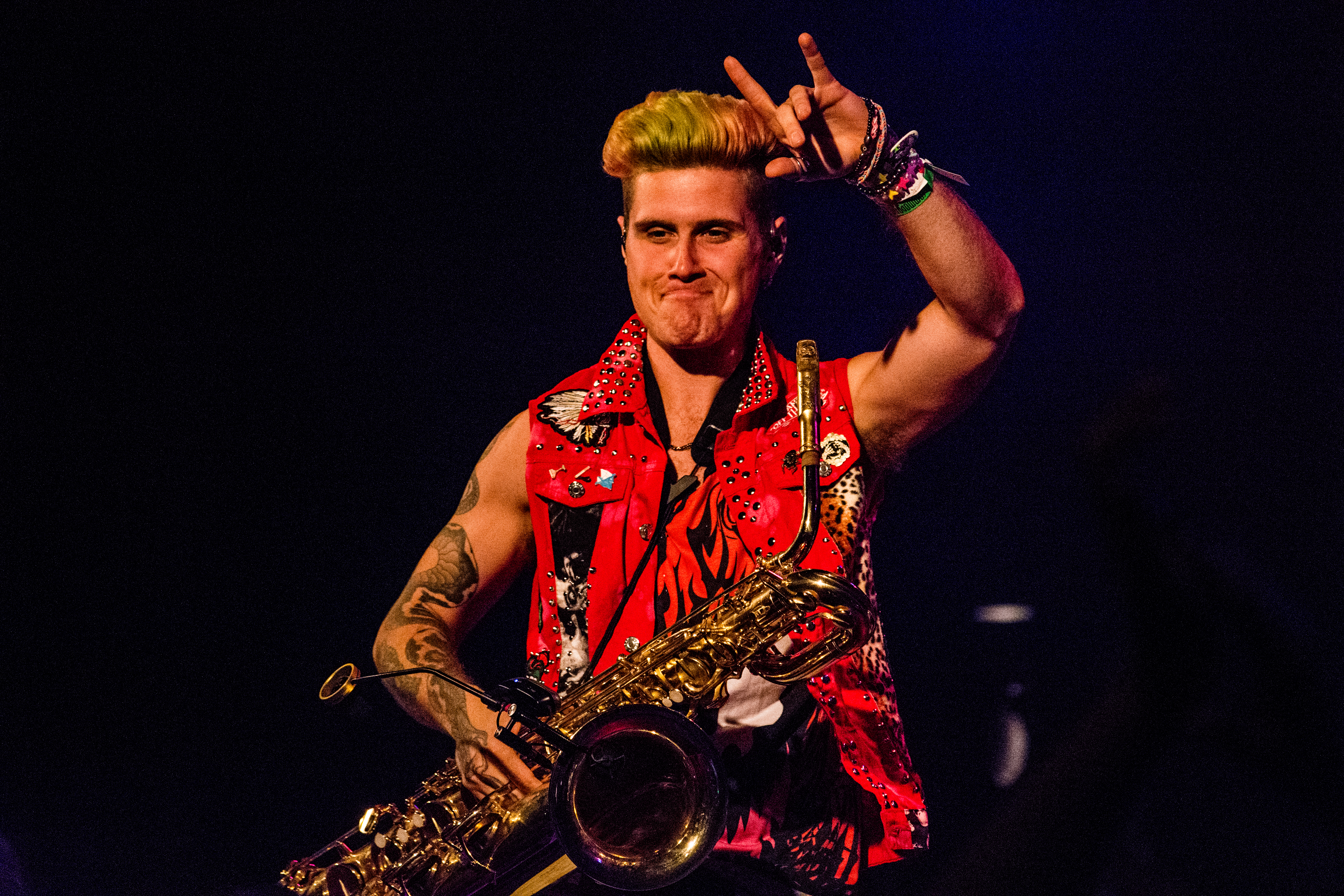 Too Many Zooz performing at Commodore Ballroom, Vancouver - concert photography by Michael Caswell