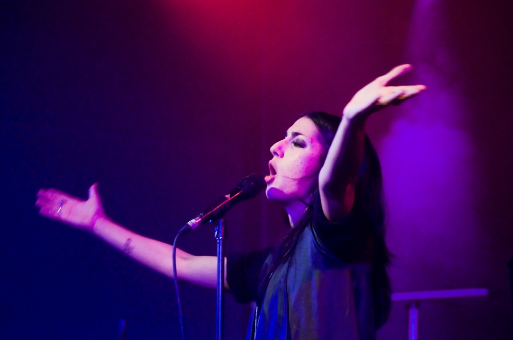 Wildbirds & Peacedrums performing at VENUE, Vancouver - concert photography by Michael Caswell