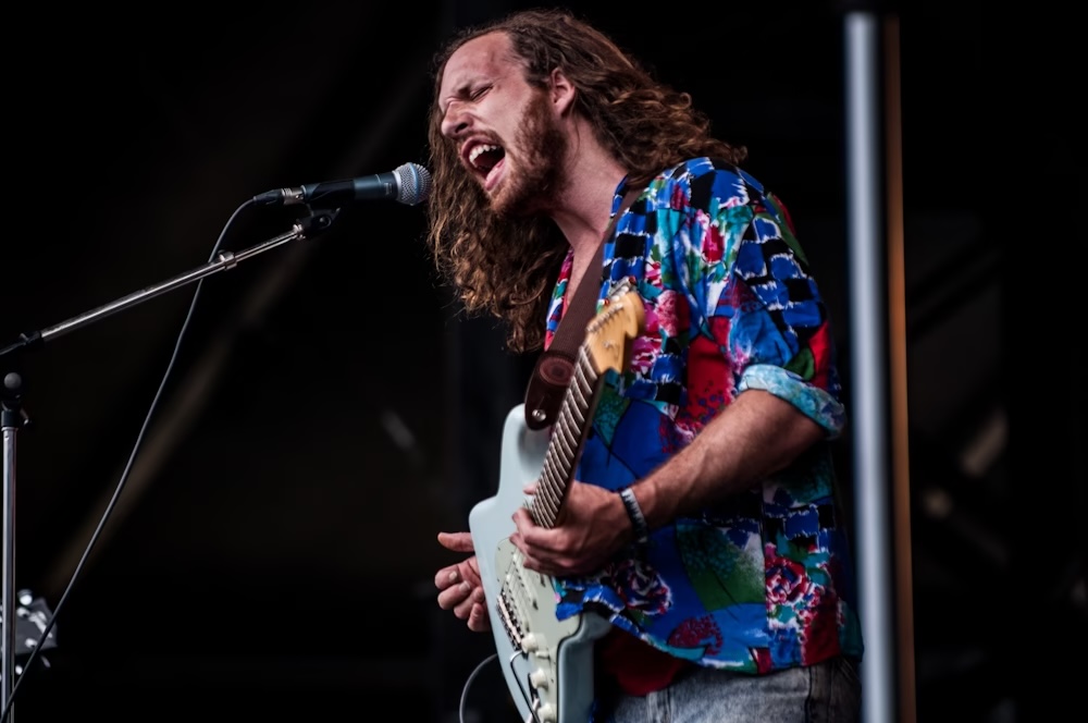 Yukon Blonde performing at Pemberton Festival, Vancouver - concert photography by Michael Caswell