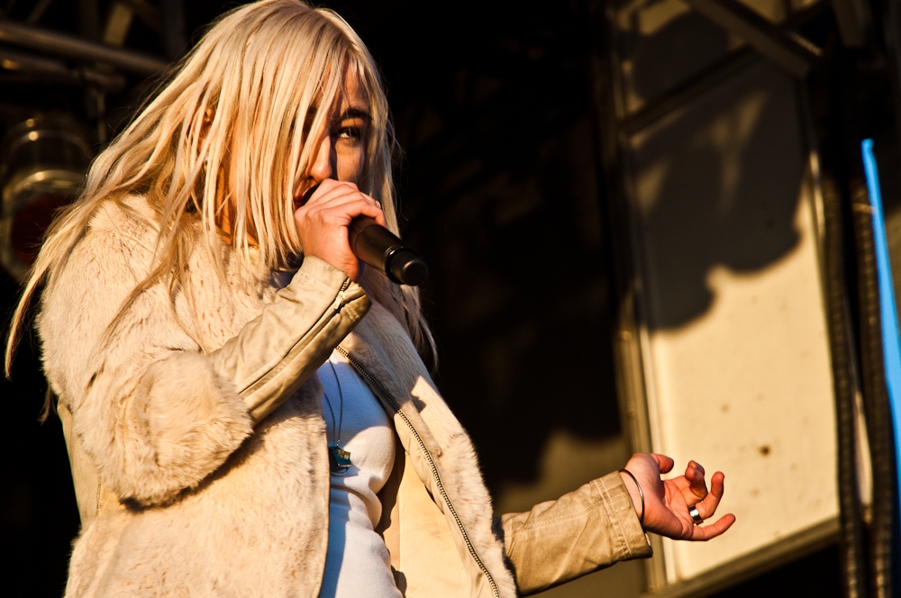 Zola Jesus performing at Sasquatch!, George, WA - concert photography by Michael Caswell