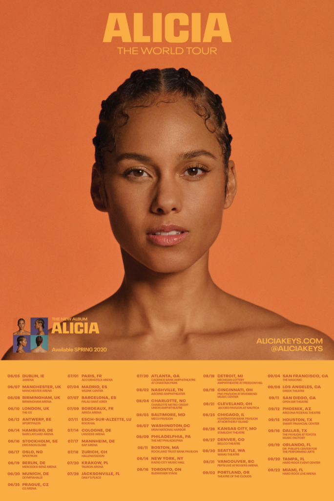 News Alicia Keys Announces LongAwaited Return To Touring With Alicia
