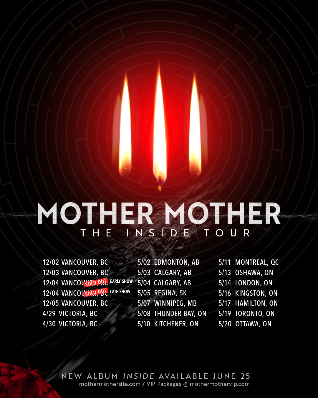 News Mother Mother Announces 2022 Canadian Tour Dates SCENE IN THE DARK
