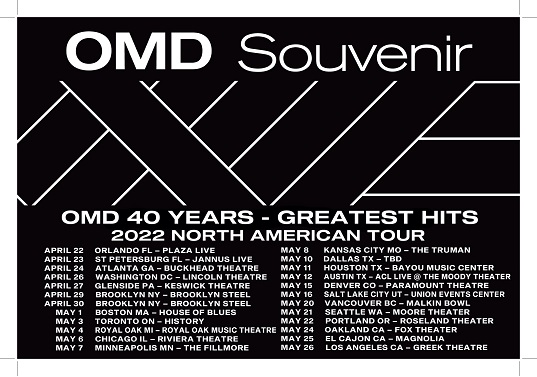 omd tour 2022 australia