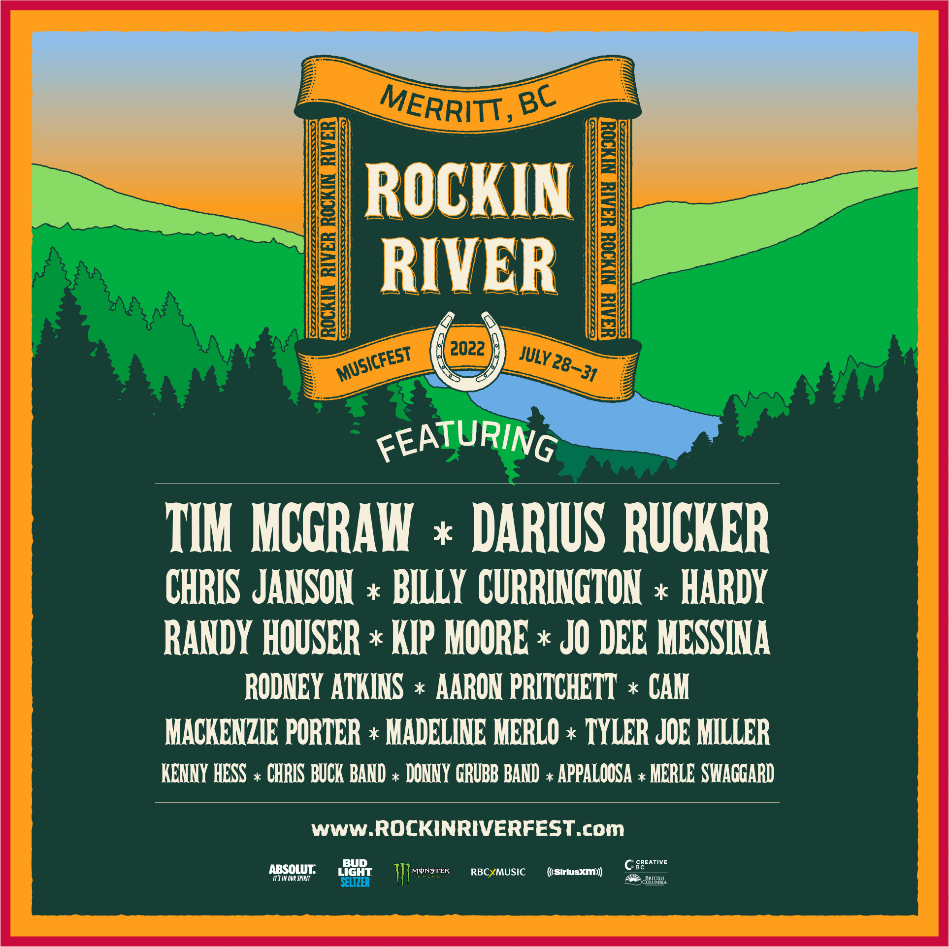 News Rockin River Music Fest Announces 2022 Lineup SCENE IN THE DARK