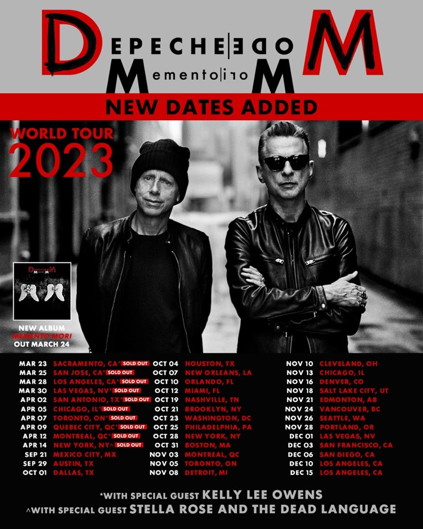 Depeche Mode announce new album 'Memento Mori' and tour