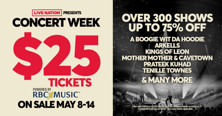 News: Live Nation Concert Week Celebrates Start Of Summer Concert ...