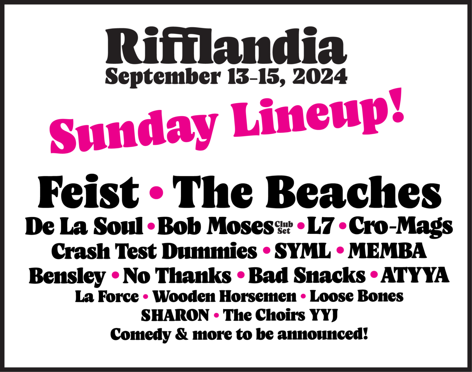 News Rifflandia Festival Announces Full Lineup SCENE IN THE DARK