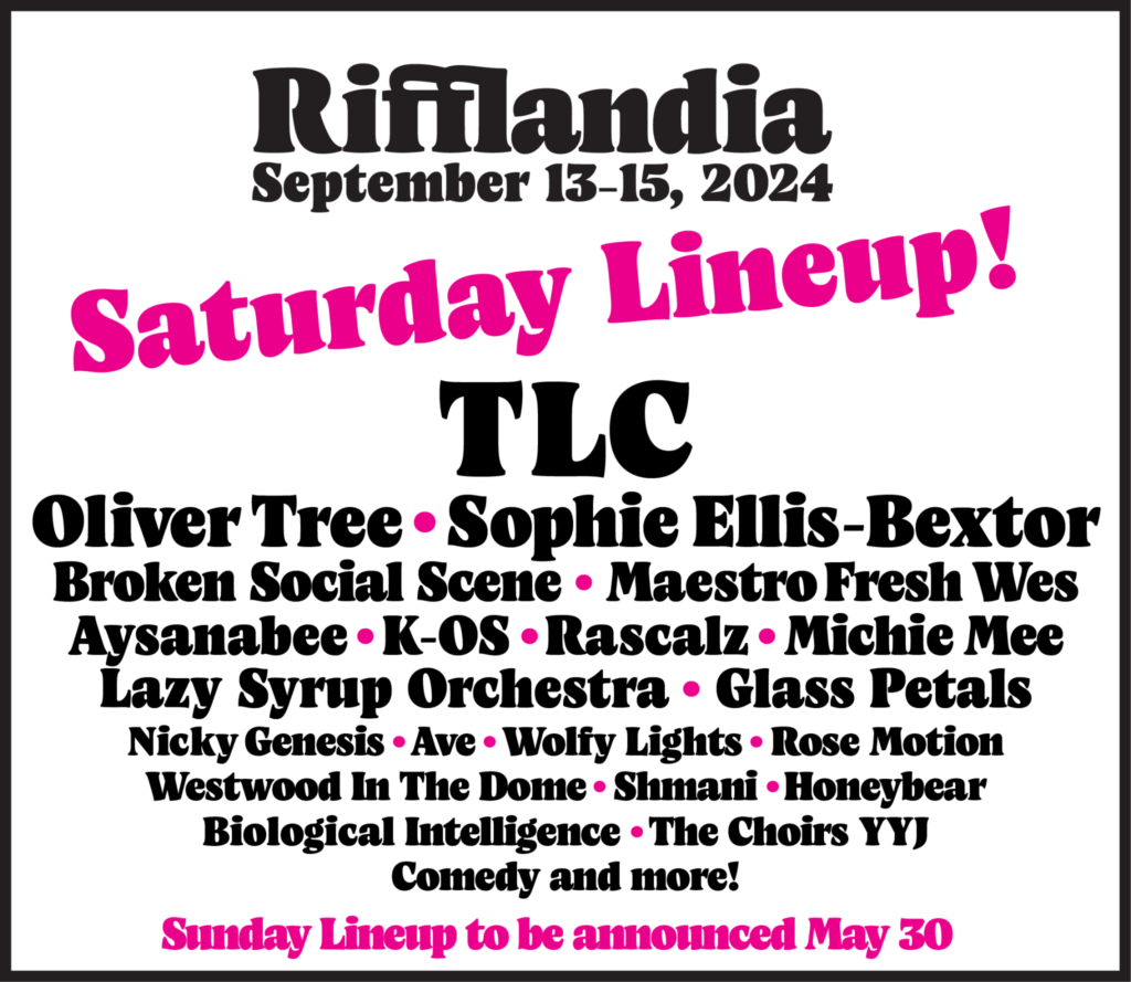 News: Rifflandia Festival Announces 2024 Saturday Lineup