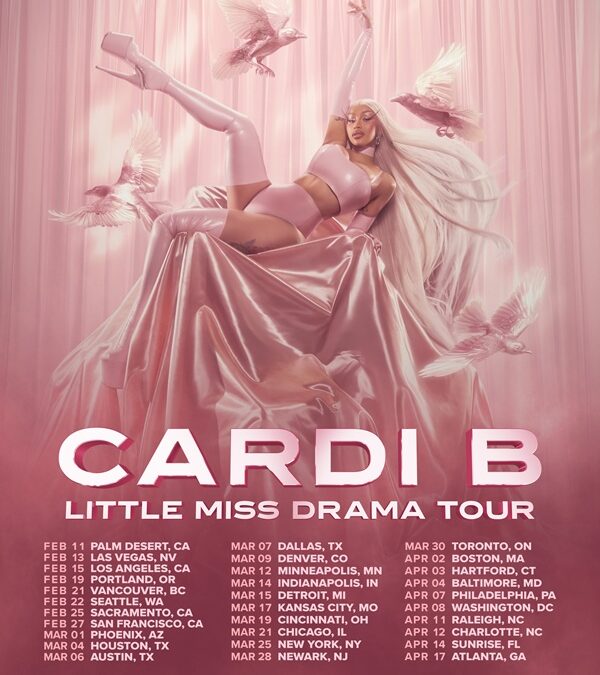 News: Cardi B Announces First-Ever Headlining Arena Run: ‘Little Miss Drama Tour’